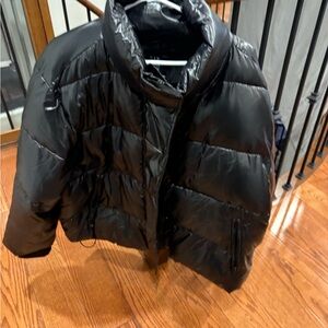 GAP Black Recycled Puffer Jacket